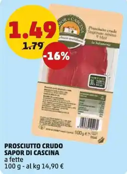 PENNY Sapor di cascina prosciutto crudo offerta