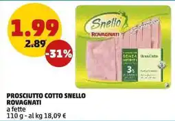 PENNY Prosciutto cotto snello rovagnati offerta