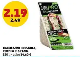PENNY Tramezzini bresaola, rucola e grana offerta