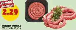 PENNY Salsiccia zampina offerta