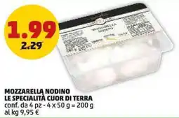 PENNY Le specialità cuor di terra mozzarella nodino offerta