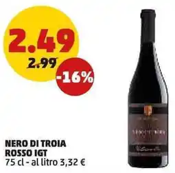 PENNY Nero di troia rosso IGT offerta
