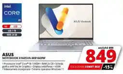 Comet ASUS NOTEBOOK X1605VA-MB1669W offerta