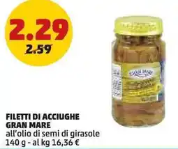 PENNY Gran mare filetti di acciughe offerta