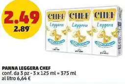 PENNY Chef panna leggera offerta