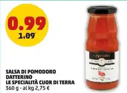 PENNY Le specialità cuor di terra salsa di pomodoro datterino offerta