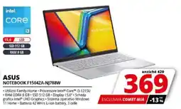Comet ASUS NOTEBOOK F1504ZA-NJ788W offerta