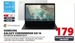 Comet SAMSUNG GALAXY CHROMEBOOK GO 14 NOTEBOOK XE340XDA-KA1IT offerta