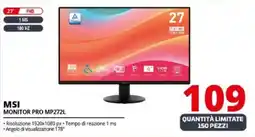 Comet MSI MONITOR PRO MP272L offerta