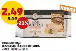 PENNY Le specialità cuor di terra pane guttiau offerta