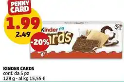 PENNY Kinder cards offerta