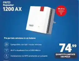 Comet FRITZ! Repeater 1200 AX offerta