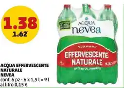 PENNY Nevea acqua effervescente naturale offerta