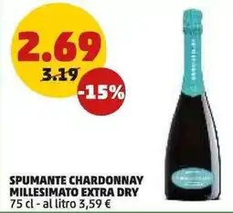 PENNY Spumante chardonnay millesimato extra dry offerta