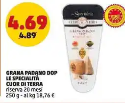 PENNY Le specialità cuor di terra grana padano dop offerta