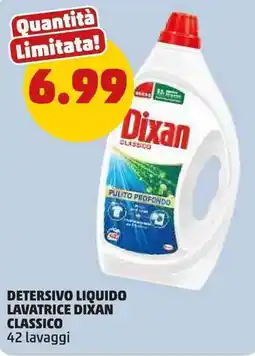 PENNY Detersivo liquido lavatrice dixan classico offerta