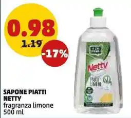 PENNY Netty sapone piatti offerta