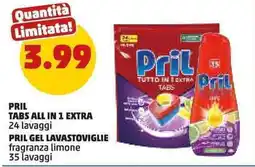 PENNY Pril tabs all in 1 extra-gel lavastoviglie offerta
