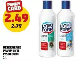PENNY Lysoform detergente pavimenti offerta