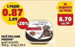 PENNY Prodog patè per cane offerta