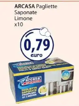 Acqua & Sapone ARCASA Pagliette Saponate Limone x10 offerta