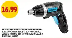 PENNY Avvitatore ricaricabile in cassettina offerta