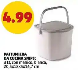 PENNY Pattumiera da cucina snips offerta