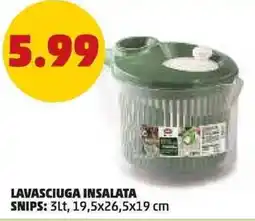 PENNY Lavasciuga insalata snips offerta