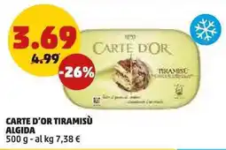 PENNY Algida carte d'or tiramisù offerta
