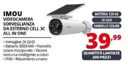 Comet Imou videocamera sorveglianza da esterno cell 3c all in one offerta