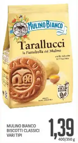 Supermercati Piccolo Mulino bianco biscotti classici vari tipi offerta