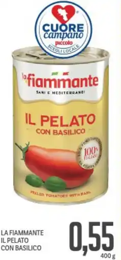 Supermercati Piccolo La fiammante il pelato con basilico offerta