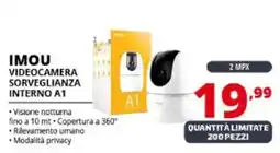 Comet IMOU VIDEOCAMERA SORVEGLIANZA INTERNO A1 offerta