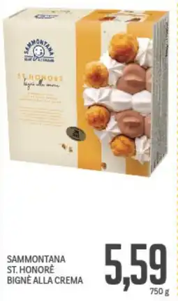 Supermercati Piccolo Sammontana st. honoré bignè alla crema offerta