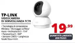 Comet TP-LINK VIDEOCAMERA DI SORVEGLIANZA TC70 offerta