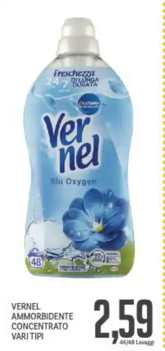 Supermercati Piccolo Vernel ammorbidente concentrato vari tipi offerta