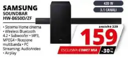 Comet SAMSUNG SOUNDBAR HW-B650D/ZF offerta