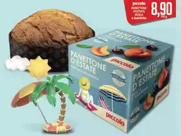 Supermercati Piccolo Piccolo panettone d'estate pesca eamarena offerta
