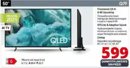 Comet SAMSUNG 50" QLED Q7F offerta