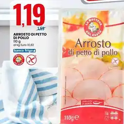 Eurospin Arrosto di petto di pollo banco frigo offerta