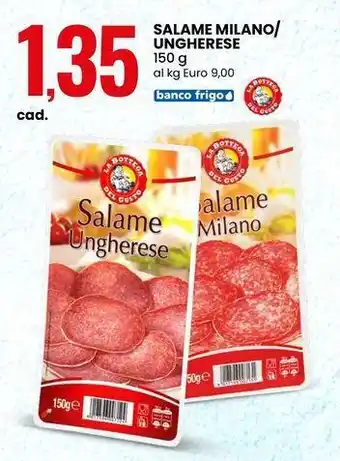 Eurospin Salame milano/ ungherese offerta