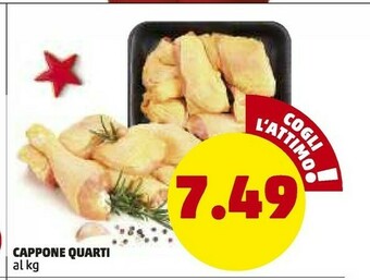 PENNY Cappone quarti offerta