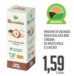 Supermercati Piccolo Rigoni di asiago nocciolata bio crema di nocciole e cacao offerta