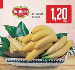 Supermercati Piccolo Del monte banane offerta