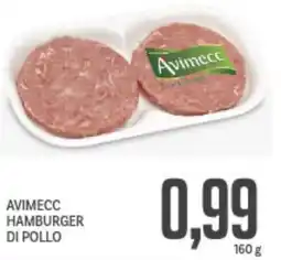 Supermercati Piccolo Avimecc hamburger di pollo offerta