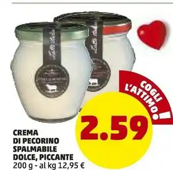 PENNY Crema di pecorino spalmabile dolce offerta