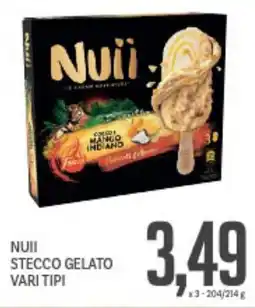 Supermercati Piccolo Nuii stecco gelato vari tipi offerta