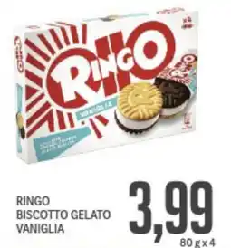 Supermercati Piccolo Ringo biscotto gelato vaniglia offerta