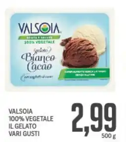 Supermercati Piccolo Valsoia 100% vegetale il gelato vari gusti offerta