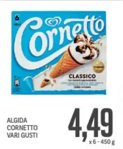Supermercati Piccolo Algida cornetto vari gusti offerta